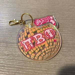 greek: holographic disco cowgirl keychain pi beta phi